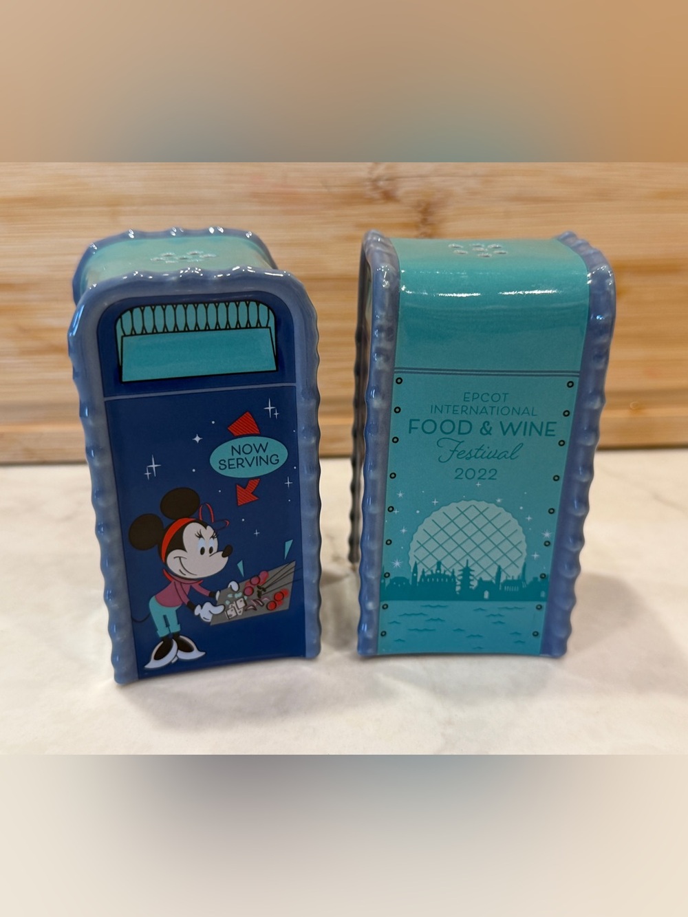 Epcot International Food & Wine Festival 2022 Salt & Pepper shakers